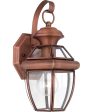 Newbury Small 1-light Outdoor Wall Light Aged Copper Cheap