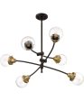 Trance 6-light Chandelier Western Bronze Fashion