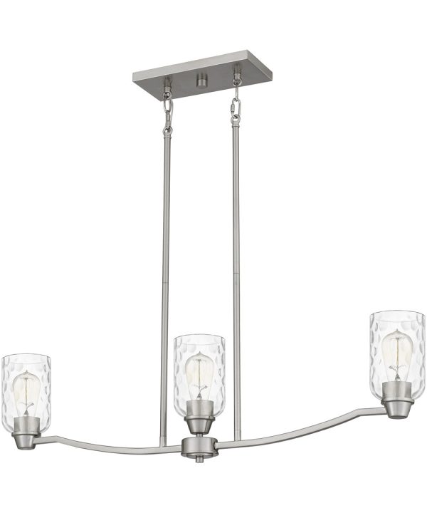 Acacia 3-light Island Light Brushed Nickel Supply