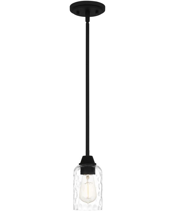 Acacia Small 1-light Mini Pendant Matte Black Fashion