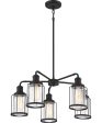 Ludlow 5-light Chandelier Earth Black Discount