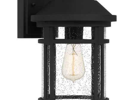 Quincy Large 1-light Outdoor Wall Light  Coastal Armour Aluminum Earth Black Online