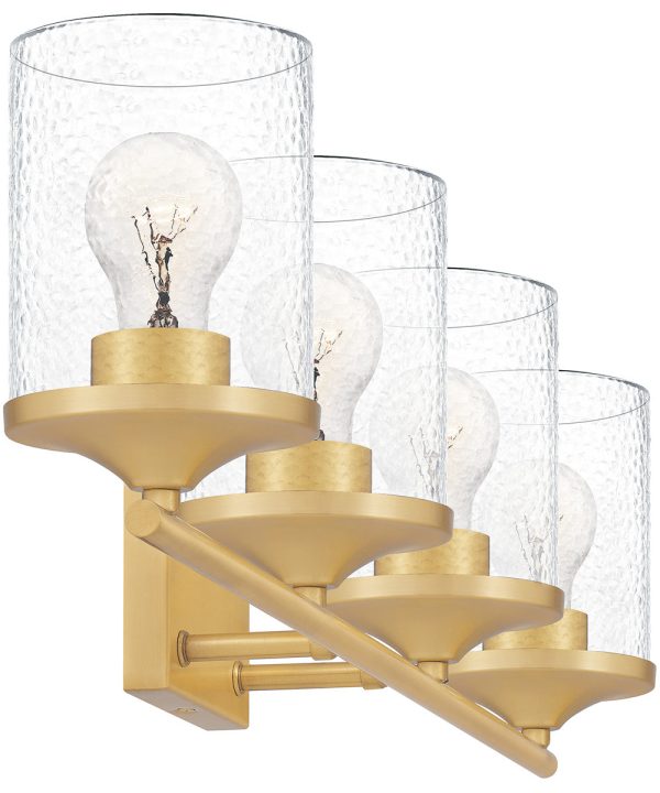 Abner Extra Large 4-light Bath Light Aged Brass For Cheap