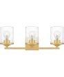 Abner Large 3-light Bath Light Aged Brass Online Sale