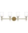 Aria Extra Large 4-light Bath Light Weathered Brass For Cheap