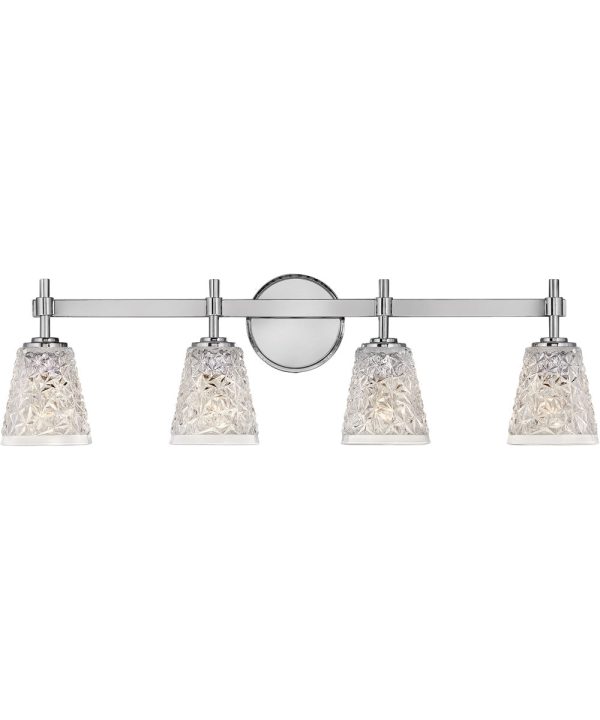 Amabelle 4-Light Four Light Vanity in Chrome Hot on Sale