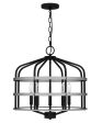 Avignon 5-light Pendant Matte Black For Discount