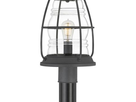 Admiral Large 1-light Outdoor Post Light  Coastal Armour Aluminum Mottled Black Discount