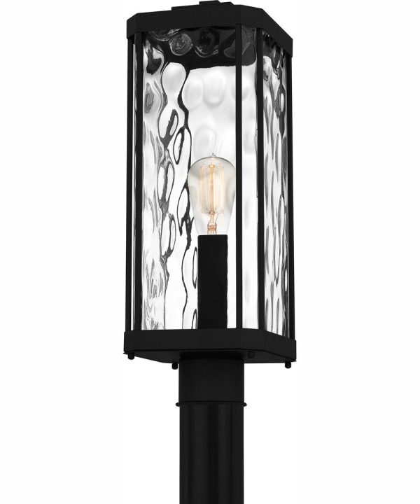 Balchier Large 1-light Outdoor Post Light Matte Black Online Sale