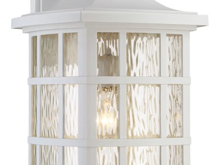 Stonington Extra Large 1-light Outdoor Wall Light  Coastal Armour White Lustre Online Hot Sale