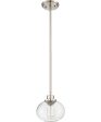 Trilogy Small 1-light Mini Pendant Brushed Nickel Online Sale