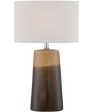 Baker 1-Light Table Lamp Gradient Coffee Ceramic Body Fabric Online