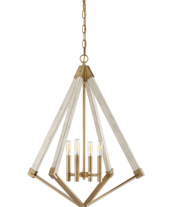 Viewpoint 4-light Pendant Weathered Brass Discount