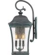 Bardstown Large 3-light Outdoor Wall Light Aged Verde Hot on Sale