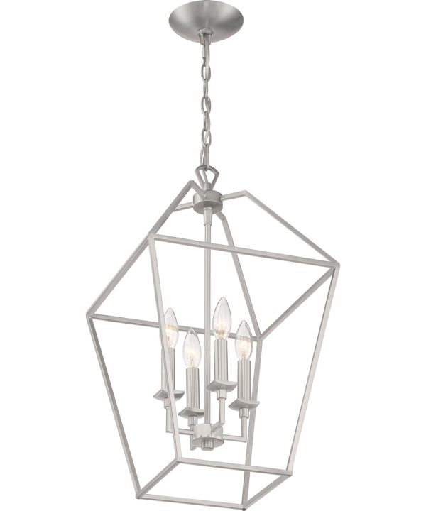 Aviary 4-light Pendant Brushed Nickel Cheap