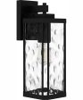 Balchier Medium 1-light Outdoor Wall Light Matte Black For Discount