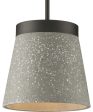 Terrazzo 1-Light Grey Terrazzo Hanging Pendant Light Graphite For Cheap