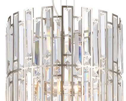 16 W West 65th 6-Light Chandelier Satin Platinum Discount