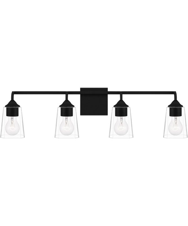 Thoresby Extra Large 4-light Bath Light Matte Black Online now