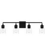 Thoresby Extra Large 4-light Bath Light Matte Black Online now