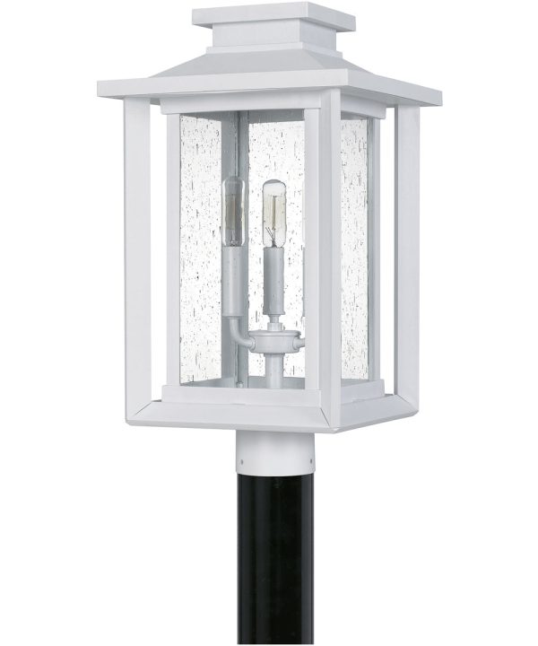 Wakefield 3-light Outdoor Post Light  Coastal Armour White Lustre Sale