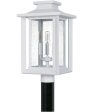 Wakefield 3-light Outdoor Post Light  Coastal Armour White Lustre Sale