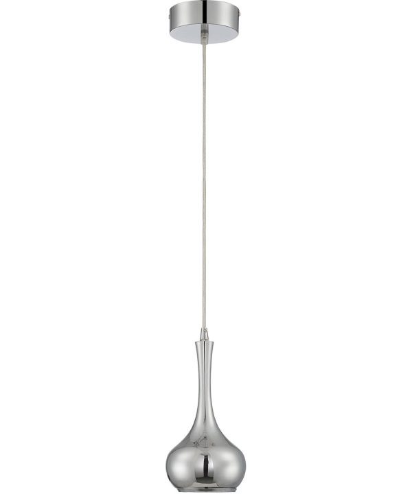 Ulani 1-Light Led Mini-Pendant Chrome Online now