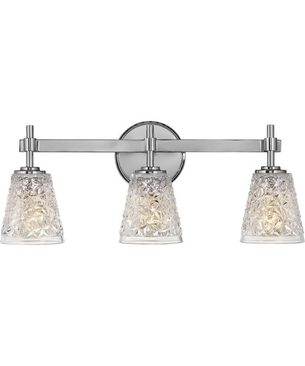 Amabelle 3-Light Three Light Vanity in Chrome Online Sale