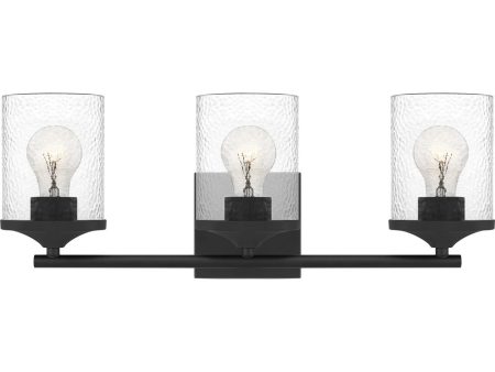 Abner Large 3-light Bath Light Matte Black Sale