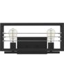 Awendaw Medium 2-light Bath Light Matte Black Online Sale