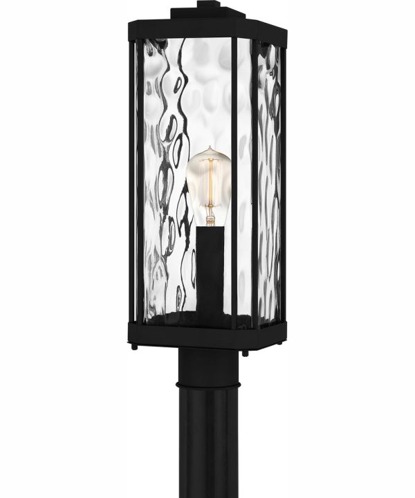 Balchier Large 1-light Outdoor Post Light Matte Black Online Sale