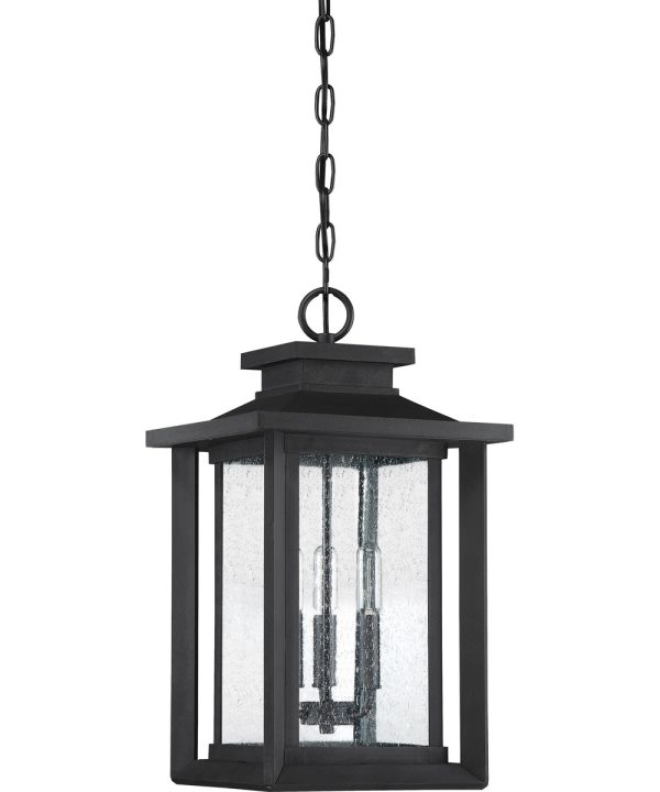 Wakefield Large 3-light Outdoor Pendant Light  Coastal Armour Earth Black For Cheap