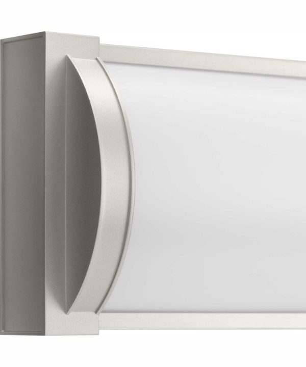 Barril 32 in. Large Modern Integrated LED Linear Vanity Light Brushed Nickel Fashion