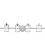 Tranquil Bay Extra Large 4-light Bath Light Polished Chrome Sale