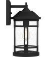 Quincy Large 1-light Outdoor Wall Light  Coastal Armour Aluminum Earth Black Online