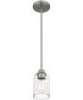 Acacia Small 1-light Mini Pendant Brushed Nickel Cheap