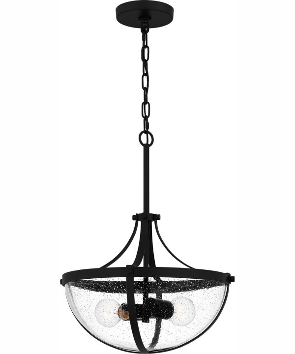 Antebellum Large 2-light Pendant Matte Black For Cheap