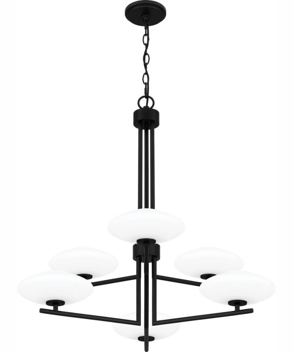 Quoizel Chandelier 6-light Chandelier Matte Black Supply