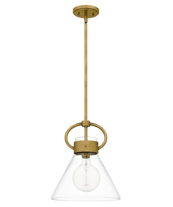 Webster Small 1-light Mini Pendant Weathered Brass Discount