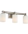 Taylor Large 3-light Bath Light Brushed Nickel Discount