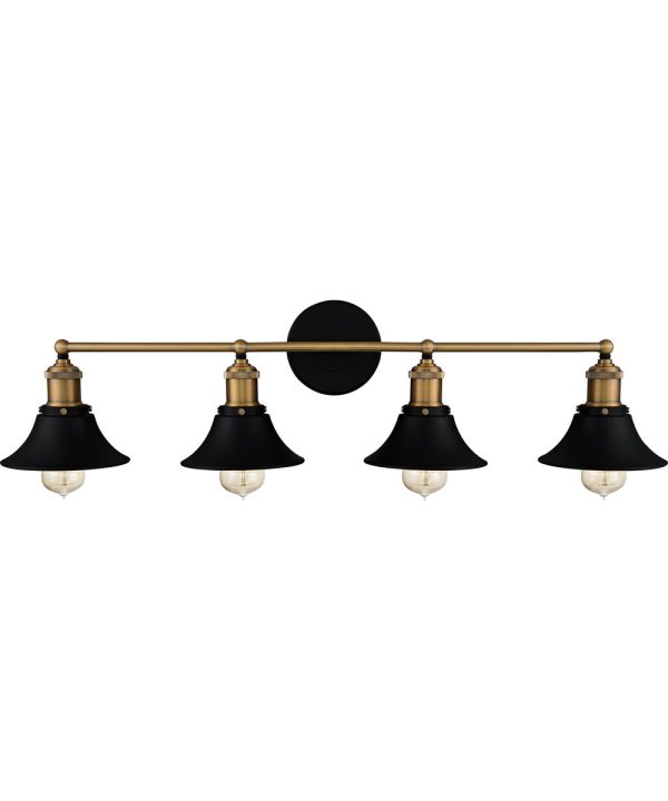 Trafalgar Extra Large 4-light Bath Light Matte Black Sale