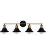 Trafalgar Extra Large 4-light Bath Light Matte Black Sale