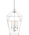 Aviary 4-light Pendant Polished Nickel For Cheap