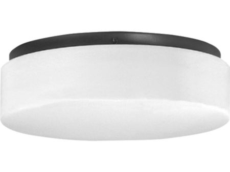 1-Light 11  LED Drum Flush Mount Black Online Hot Sale