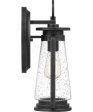 Sutton Medium 1-light Outdoor Wall Light Speckled Black on Sale