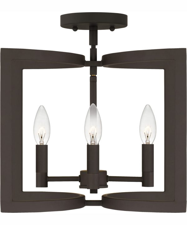 Beaufain Medium 4-light Semi Flush Mount Old Bronze Discount