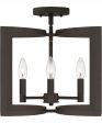 Beaufain Medium 4-light Semi Flush Mount Old Bronze Discount