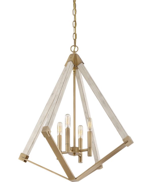 Viewpoint 4-light Pendant Weathered Brass Discount