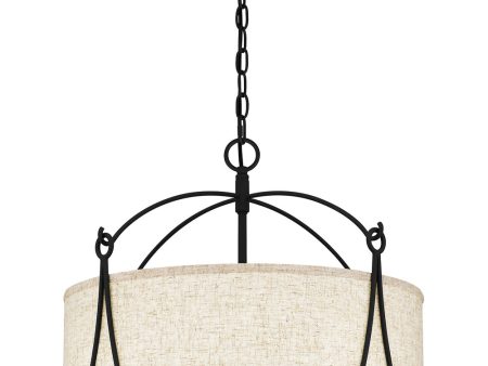 Adeline 4-light Pendant Earth Black For Discount