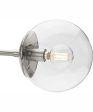 Atwell 3-Light Mid-Century Modern Semi-Flush Mount Brushed Nickel Online